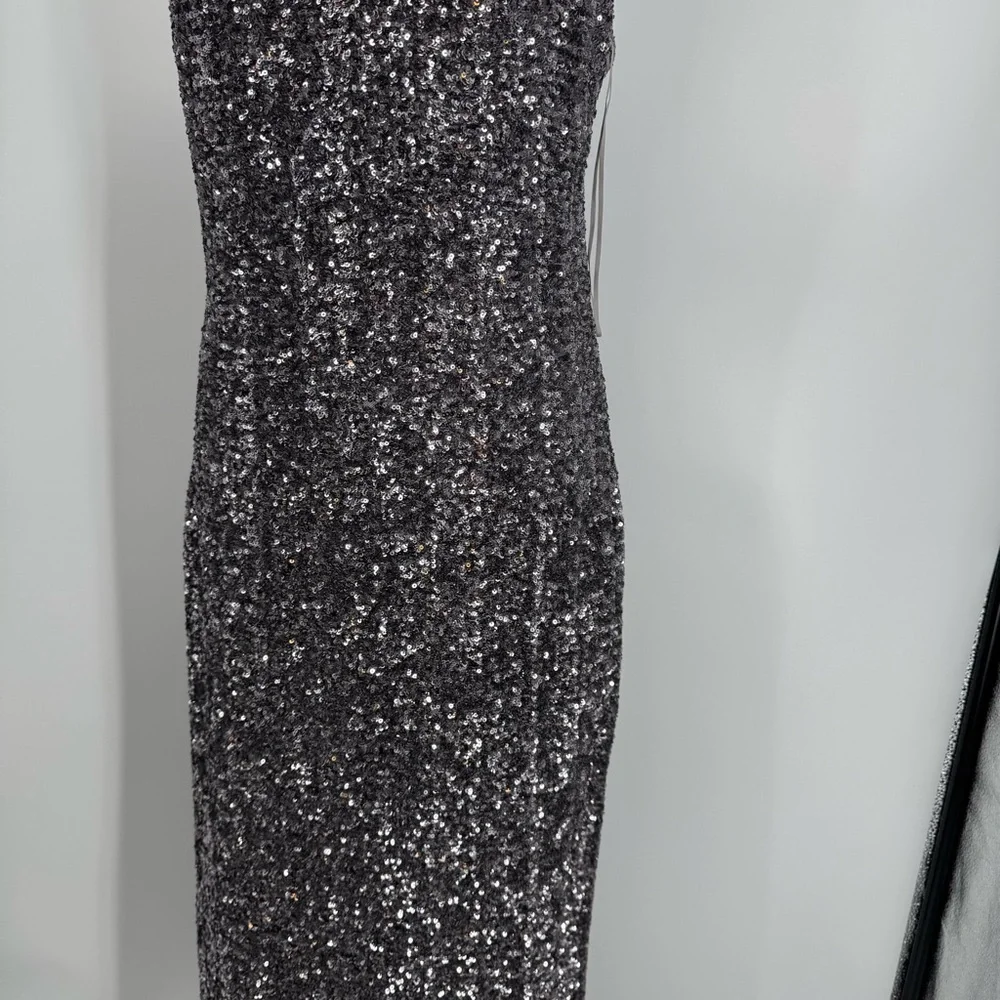 NWT J.Crew Collection Sequin floor-length slip dress